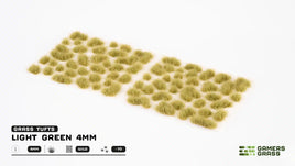 GAMERS GRASS : LIGHT GREEN 4MM TUFTS