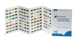 AIRFIX - P1158 HUMBROL ENAMEL COLOUR CHART WITH HI-SPEC PRINTING