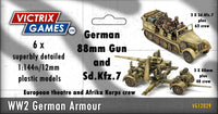 VICTRIX MINIATURES - VG12029 GERMAN 88M GUN AND SD.KFZ.7