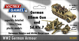 VICTRIX MINIATURES - GERMAN 88M GUN AND SD.KFZ.7