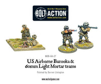 BOLT ACTION : US AIRBORNE BAZOOKA AND 60MM LIGHT MOTAR TEAMS