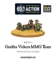 BOLT ACTION :  BRITISH GURKHA VICKERS MMG TEAM