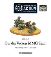 BOLT ACTION :  BRITISH GURKHA VICKERS MMG TEAM