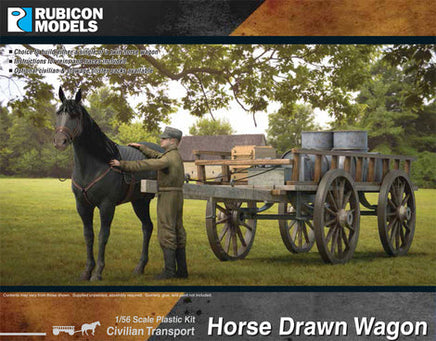 Rubicon Horse Drawn Wagon - Khaki and Green Books
