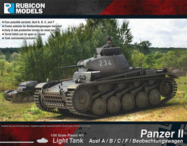 Rubicon - Panzer II Ausf A / B / C / F / Beobachtungswagen Light Tank - Khaki and Green Books