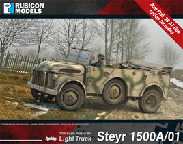 Rubicon - Steyr 1500A/01 Light Truck (with optional 2cm FlaK 38) - Khaki and Green Books