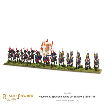 Black Powder Napoleonic Spanish Infantry (1st Battalion) 1805-1811 - Khaki and Green Books