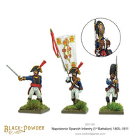 Black Powder Napoleonic Spanish Infantry (1st Battalion) 1805-1811 - Khaki and Green Books