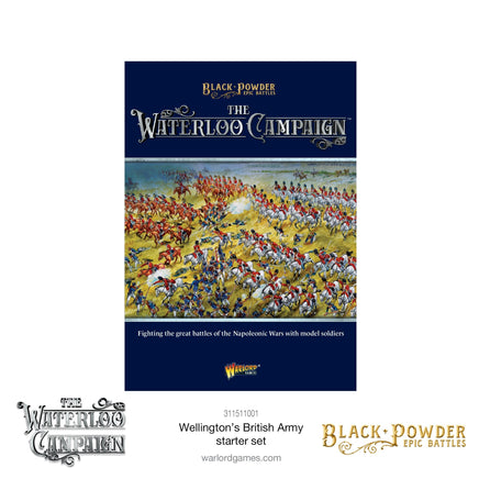 Black Powder - Epic Battles: Waterloo - British Starter Set - Khaki and Green Books