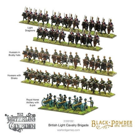 Black Powder - Epic Battles: Waterloo - British Light Cavalry Brigade - Khaki and Green Books