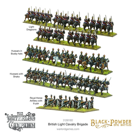 Black Powder - Epic Battles: Waterloo - British Light Cavalry Brigade - Khaki and Green Books