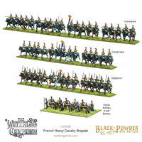Black Powder - Epic Battles: Waterloo - French Heavy Cavalry Brigade - Khaki and Green Books