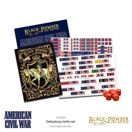 BLACK POWDER EPIC BATTLES : ACW - GETTYSBURG BATTLE SET - Khaki and Green Books
