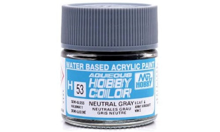 Mr. Hobby Aqueous Semi-Gloss Neutral Grey H-53 - Khaki and Green Books