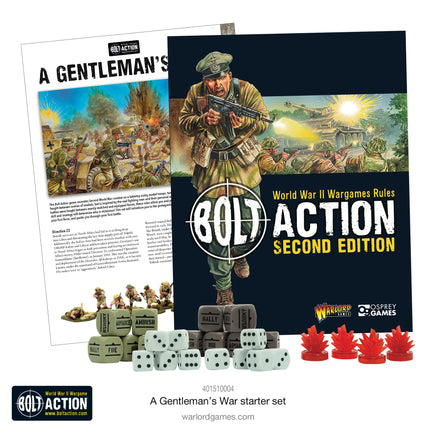 Bolt Action - A Gentleman's War Starter Set - FREE POSTAGE - Khaki and Green Books