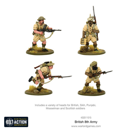 Bolt Action - British 8th Army - Khaki and Green Books