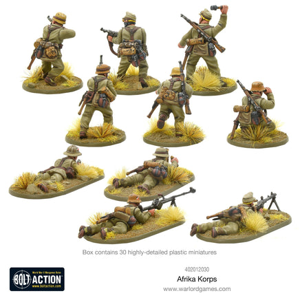 Bolt Action - Afrika Korps - Khaki and Green Books