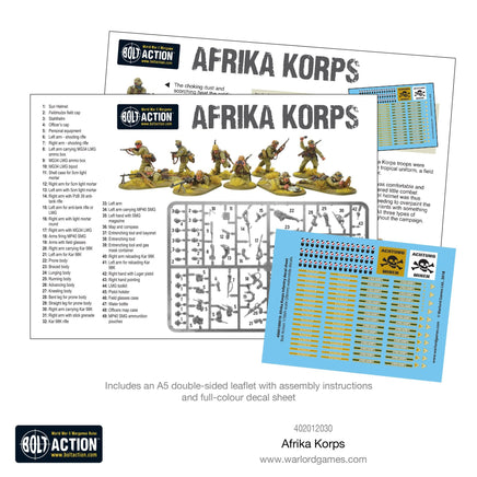 Bolt Action - Afrika Korps - Khaki and Green Books