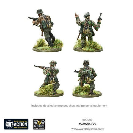 Bolt Action - Waffen SS Infantry (Plastic) - Khaki and Green Books