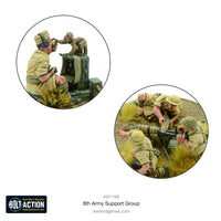 Bolt Action - 8th Army support group - Khaki and Green Books