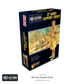 Bolt Action - 8th Army support group - Khaki and Green Books