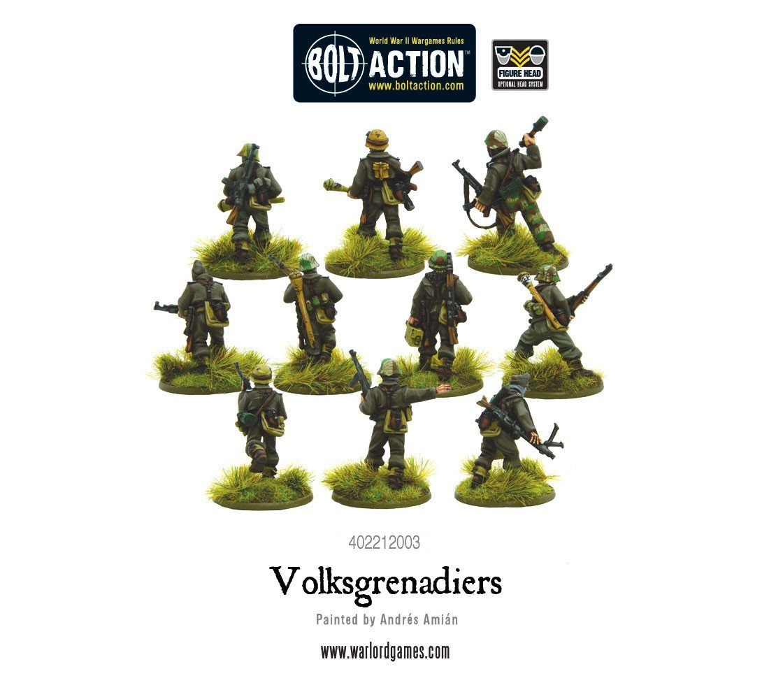 BOLT ACTION : VOLKSGRENADIERS SQUAD | Khaki and Green Books