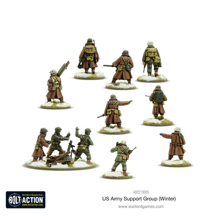 Bolt Action - US Army (Winter) Support Group - Khaki & Green Books