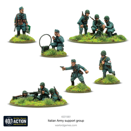 Bolt Action - Italian Army Support Group - Khaki and Green Books