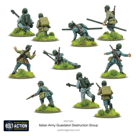 Bolt Action - Italian Army Guastatori Destruction Group - Khaki and Green Books