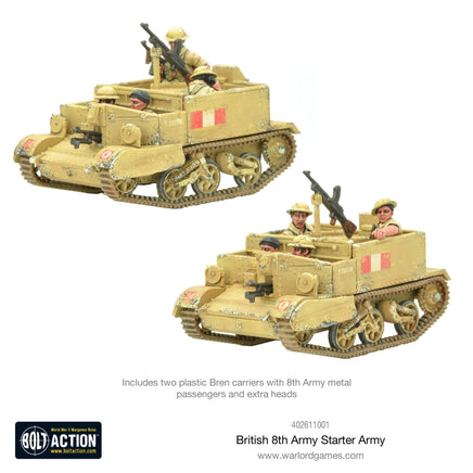 Bolt Action - British 8th Army Starter Army - Khaki and Green Books