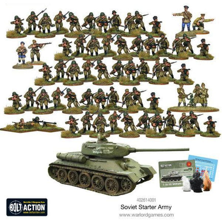 Bolt Action - Starter Army - Soviet Army - Khaki and Green Books