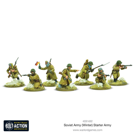 Bolt Action - Starter Army - Soviet Army (Winter) - Khaki and Green Books