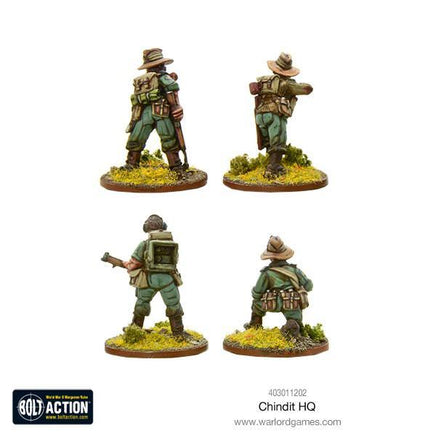 BOLT ACTION : CHINDIT HQ - Khaki and Green Books