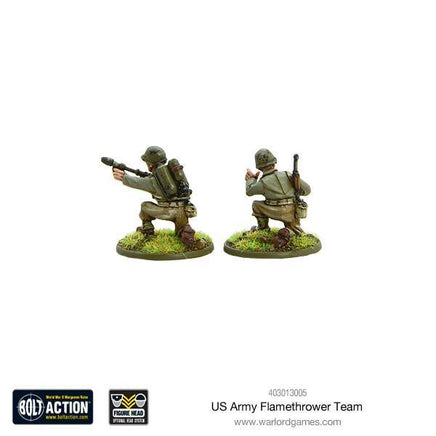 Bolt Action - US Army flamethrower team - Khaki and Green Books