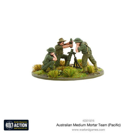 Bolt Action - Australian medium mortar team (Pacific) - Khaki and Green Books