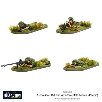 Bolt Action - Australian PIAT and anti-tank rifle teams (Pacific) - Khaki and Green Books