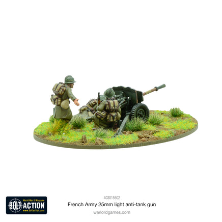 BOLT ACTION : FRENCH ARMY 25MM LIGHT ANTI-TANK GUN - Khaki and Green Books