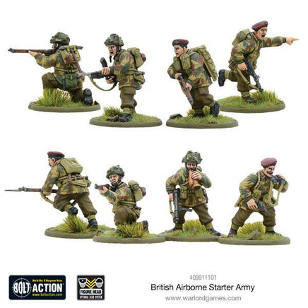 Bolt Action - British Airborne Starter Army - Khaki and Green Books