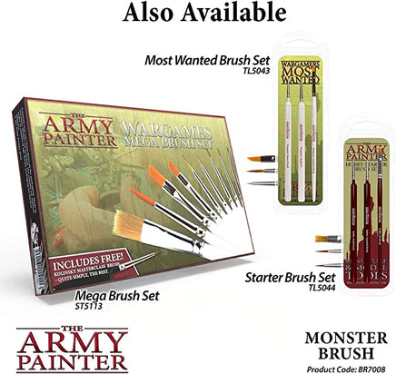 The Army Painter Wargamer Brush - Monster - Khaki and Green Books