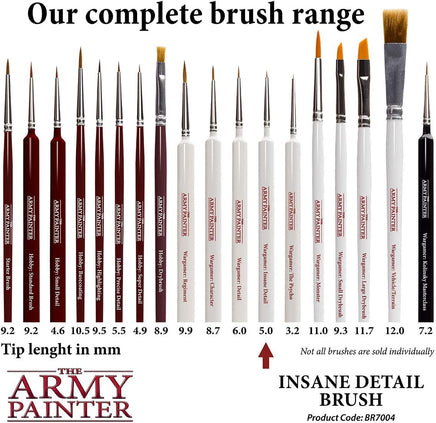 THE ARMY PAINTER WARGAMER BRUSH - INSANE DETAIL - Khaki and Green Books