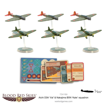 Blood Red Skies - Aichi D3A Val & Nakajima B5N Squadron - Khaki & Green Books