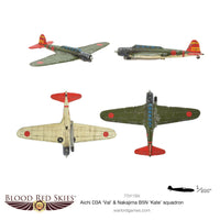 Blood Red Skies - Aichi D3A Val & Nakajima B5N Squadron - Khaki & Green Books