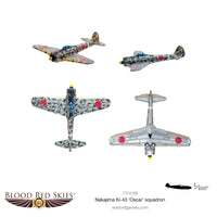 Blood Red Skies -  Nakajima KI-43 II 'Oscar' Hayabusa Squadron - Khaki & Green Books