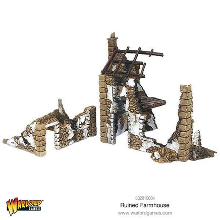 Warlord Games - Ruined Farmhouse - Khaki and Green Books