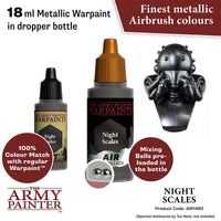 THE ARMY PAINTER - WARPAINTS AIR METALLICS : NIGHT SCALES