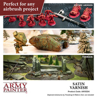 THE ARMY PAINTER - WARPAINTS AIR : AEGIS SUIT SATIN VARNISH, 100ML