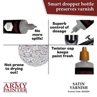 THE ARMY PAINTER - WARPAINTS AIR : AEGIS SUIT SATIN VARNISH, 100ML