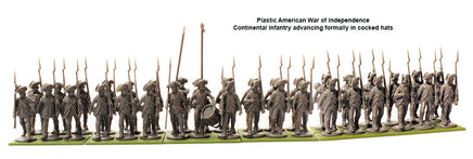 Perry Miniatures - AW 250 American War of Independence - Continental Infantry 1776-1783 - Khaki and Green Books