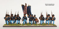 Perry Miniatures - ACW 115 American Civil War Union Infantry 1861-65 - Khaki and Green Books