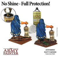 The Army Painter Base Primer Spray - Anti-Shine, Matt Varnish - Khaki & Green Books